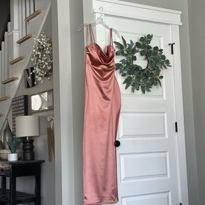 Super super cute rose gold prom dress, worn once